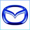 For Mazda 6 3 CX5 5 2 323 CX7 Demio Atenza Axela MX30 CX30 CX3 CX9 RX8 RX7 ABS Car Steering Wheel Center Emblem Sticker Accessories
