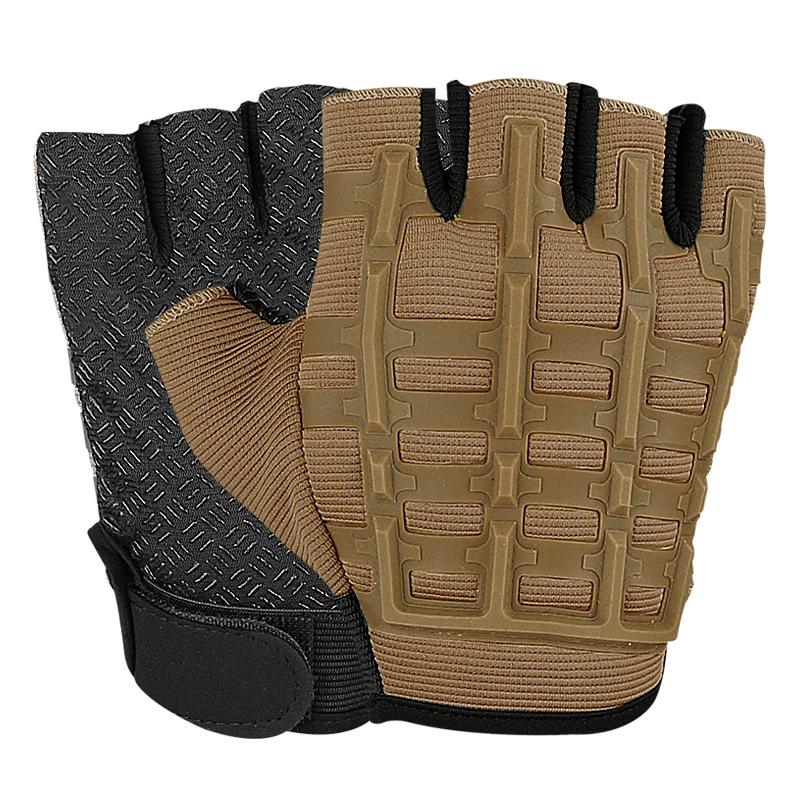 

Half Finger Tactical Gloves Men and Women Outdoor Sports Fitness Cycling Mountaineering Bicycle Non-slip Breathable Wear-resistant Gloves One Size