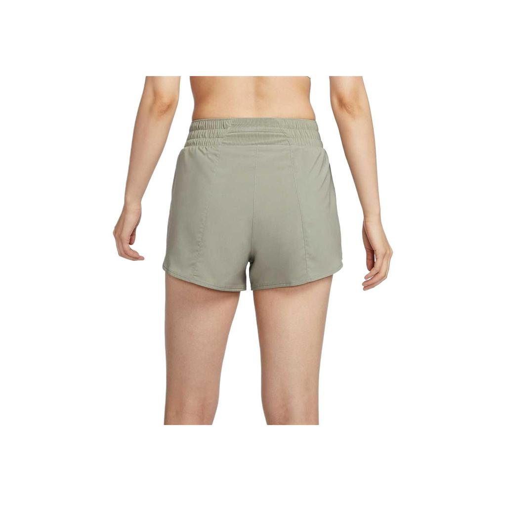 Nike As W Nk One Df Hr 3In Br Short Solid Color Comfortable Breathable Soft Sports Shorts Women Shorts Green DX6015320