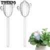 2pcs Cactus Glass Plant Watering Globes Decorative Transparent Self Watering Bulbs for Indoor & Outdoor Potted Plants Automatic Watering System
