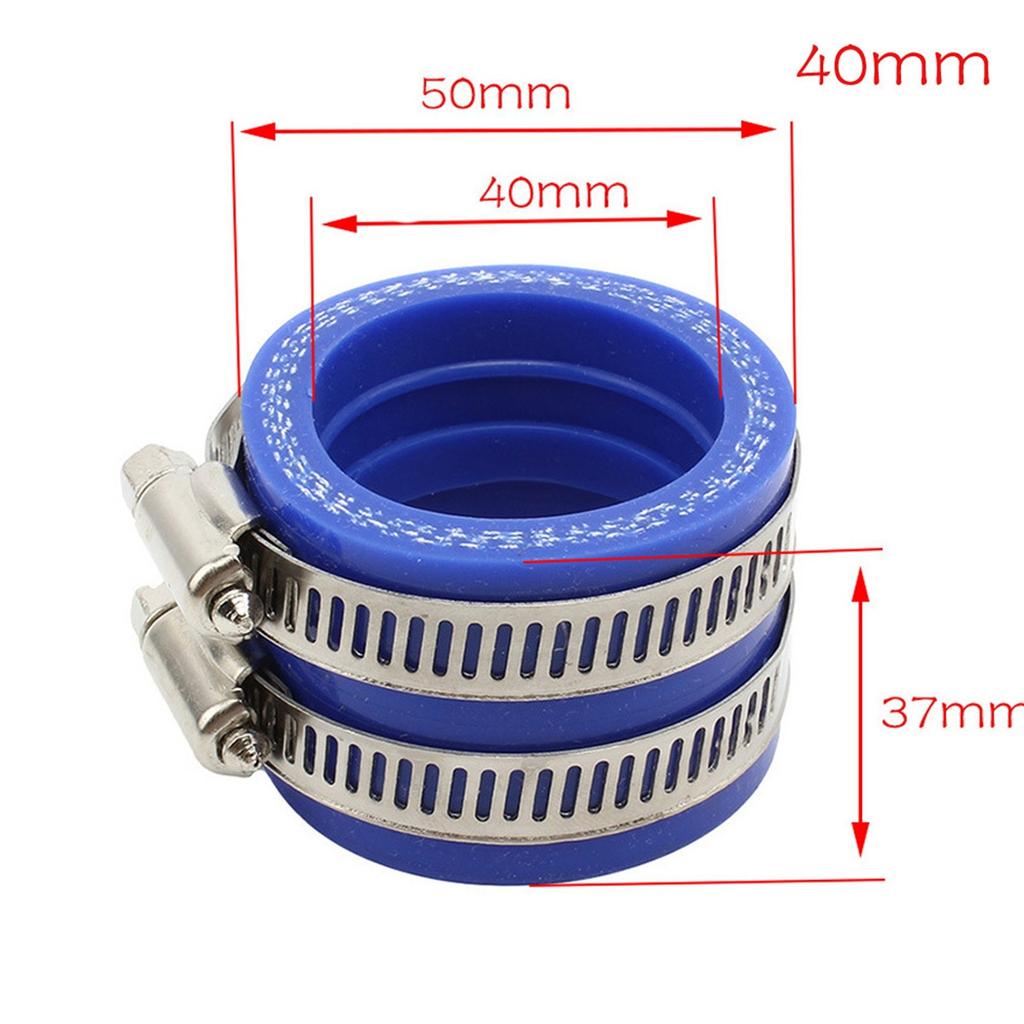 35mm 40mm 45mm Motorcycle Carburetor Rubber Adapter Inlet Intake Pipe For MIKUNI KEIHIN KOSO PWK Carburetor Accessory