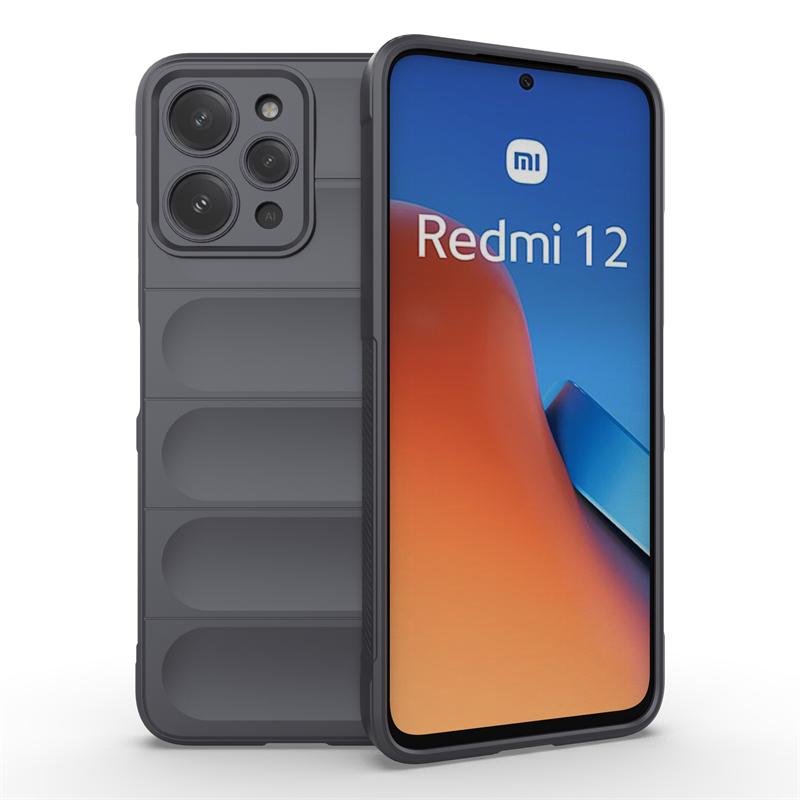 

Для Xiaomi Redmi 12 Чехол Силиконовая Накладка Для Redmi 12 Чехол Противоударная Резиновая Защита Телефона Для Redmi 12 12C Чехол Redmi 12 темно серый