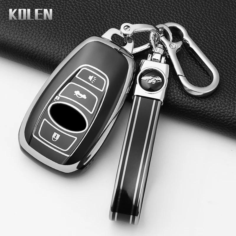 Fashion Tpu Car Key Case Cover For Subaru Brz Wrx Xv Ascent Forester Outback Impreza Legacy Protected Keychain Shell Accessories