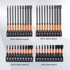 20PCS Hex Head Allen Wrench Bit Set Magnetic Screwdriver Drill Bit Metric Imperial 1/4in Quick Release Hex Shank Impact Hex Bits