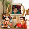 Tecknad F-Frida ART K-kahlo Kuddfodral Lämpligt för Sovrum Vardagsrum Bilar Heminredning