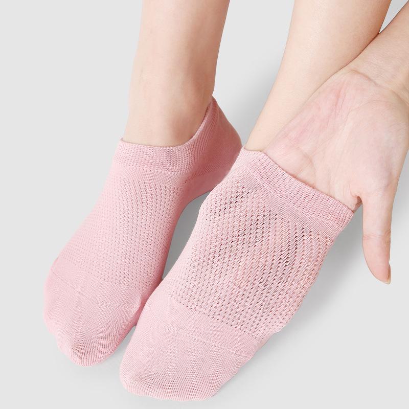 Renaissance Women's Mesh Invisible Boat Socks - Breathable, Non-Slip, Antibacterial, Deodorizing for Spring/Summer