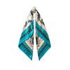 90cm Women's Retro Versatile Imitation Silk Scarf - European & American Style Satin Headscarf with Colorful Print