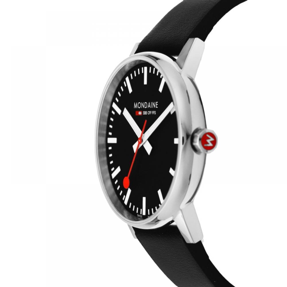 Mondaine MSe.43120.lb Railway Evo 2 Vegan Men S Leather Watch