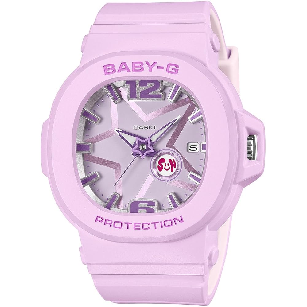 Casio Baby-G BGA-10D-6AJF Женские Фиолетовые Часы Аналоговые Кварцевые Водонепроницаемость 100м