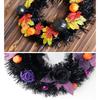 Hanging Wreath for Halloween Festivities Scary Colorful Door Garlands Accessories Party Indoor Outdoor Party Decorations
