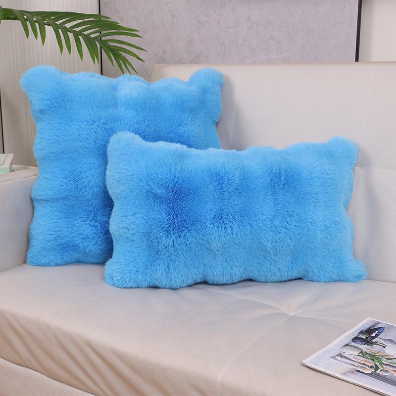 Husă de Pernă Luxoasă din Pluș pentru Fereastră Golfului, Canapea, Sufragerie și Noptieră