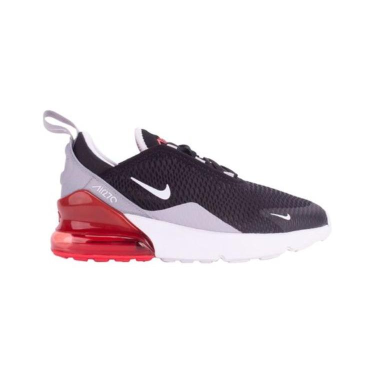 Nike Air Max 270 Running Shoes Black Red Children Aged 3 7 Years Old AO2372-013