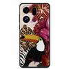 3D Blumen Hülle Für Oppo Find X9 Pro 5G Hülle Prägung Relief Floral Schwarzes Silikon Weiche Rückseite Hülle Für Oppo Find X9 Pro Hülle Funda