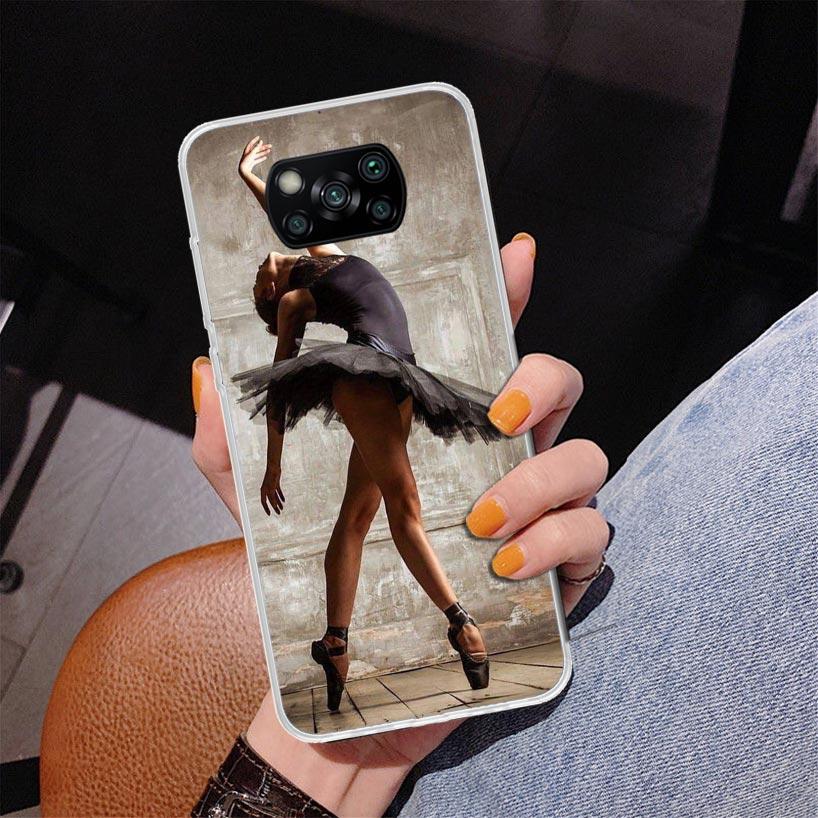 Ballerina Ballet Dancing Phone Case For Xiaomi Poco X7 X6 X5 Pro F7 Ultra Redmi 15C 15 13C 13 12C 12 10 10A 10C 9 9A 9C 9T Cover