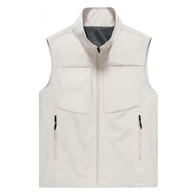 New Vest Vest Jacket for Men Spring and Autumn Thin Vest for Men Outdoor Casual Men Workhorse Clamp