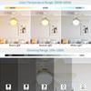 Modern Wind 6 ABS Blades 16 Inches LED Fan Light Bedroom Living Room Decoration Ceiling Flower Fan Light 30W/40W