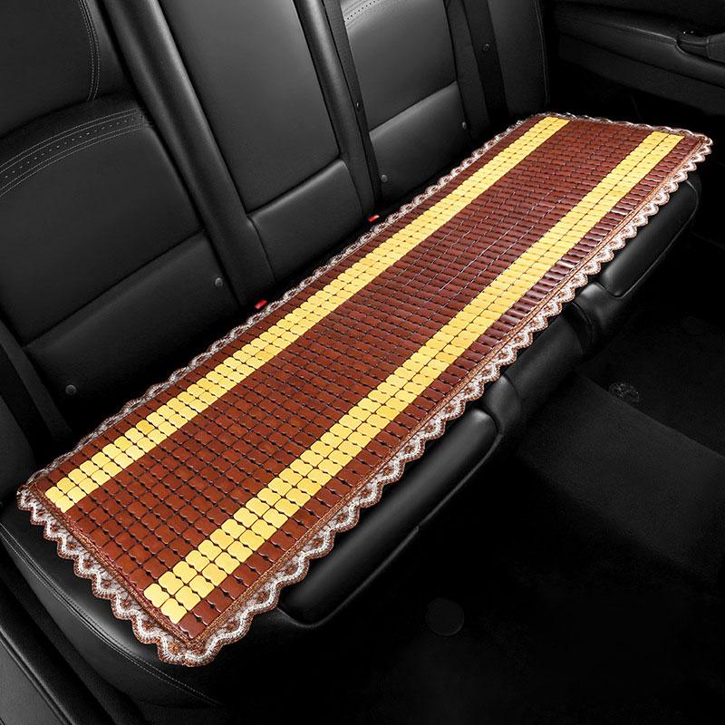 Summer Cool Bamboo Cushion Car Seat Cover Natural Bamboo   Square Mat Single Piece Massage Breathable Environmental Waterproof