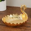 Metal Tray Peacock Fruit Plate Nut Box Dried Fruit Platter Candy Tray Snack Bowl Storage Trays Pastry Plate Dessert Plates Dish