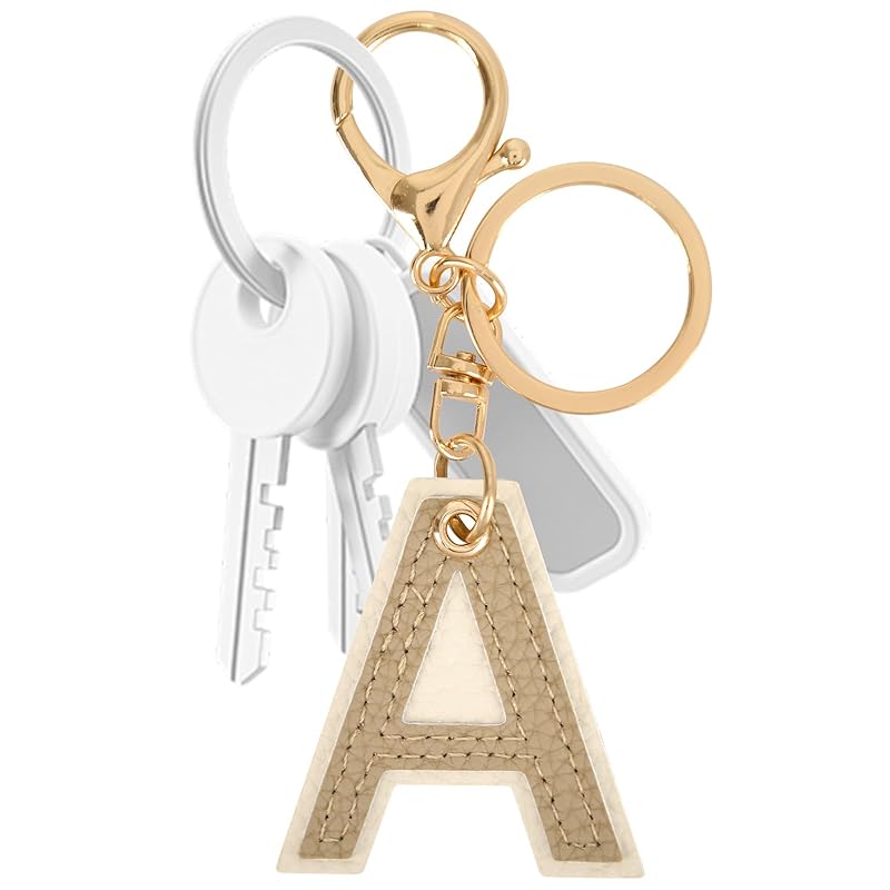 

[Gineman] English letters key ring initial accessories ladies men s cute present charm souvenir wallet handbag pendant accessories key ring