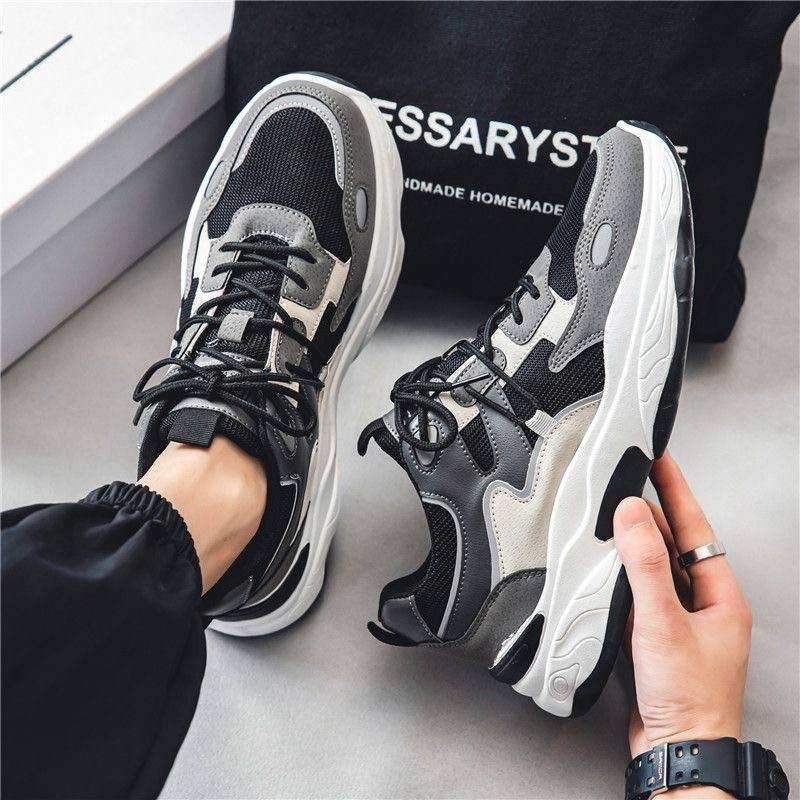 

Men s shoes spring breathable new mesh shoes men s trend versatile sports and leisure shoes running 44