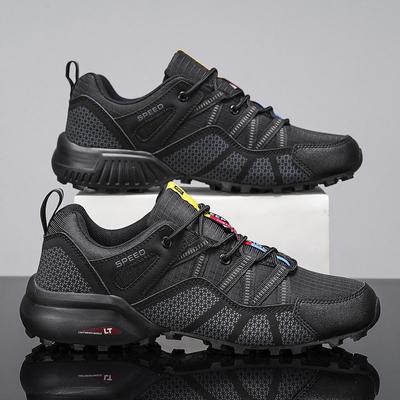 Scarpe da Escursionismo e Lavoro all'Aperto da Uomo, Leggere, con Suola Spessa