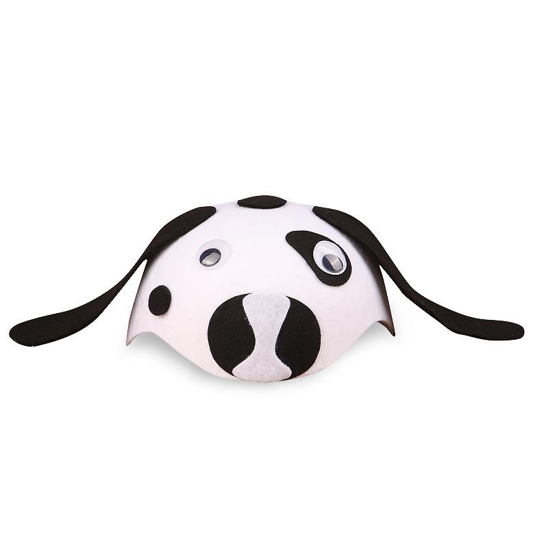 Cartoon Animal Party Kids Hat Children's Day Stage Performance Props Zoo Carnival Felt Hat Zodiac Rabbit Mouse Headdress