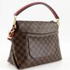 Louis Vuitton Bobourg Shoulder Bag N40176 Scarlet Brown Damier Canvas Women Used