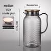 High-Temperature Resistant Acrylic Juice Jug - Plastic Fruit Beverage Kettle for Restaurants & Bars