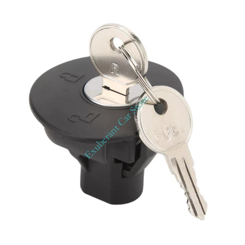 Secure Lockable Fuels Cap Replacement Part 8U5Z9C268B Weather Resistant Plastic Gas Cap with Keyed Locks for Vehicle