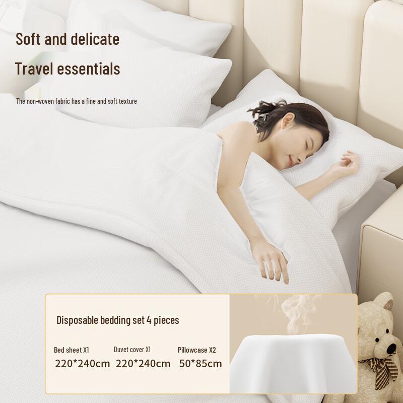 Disposable Travel Bedding Set