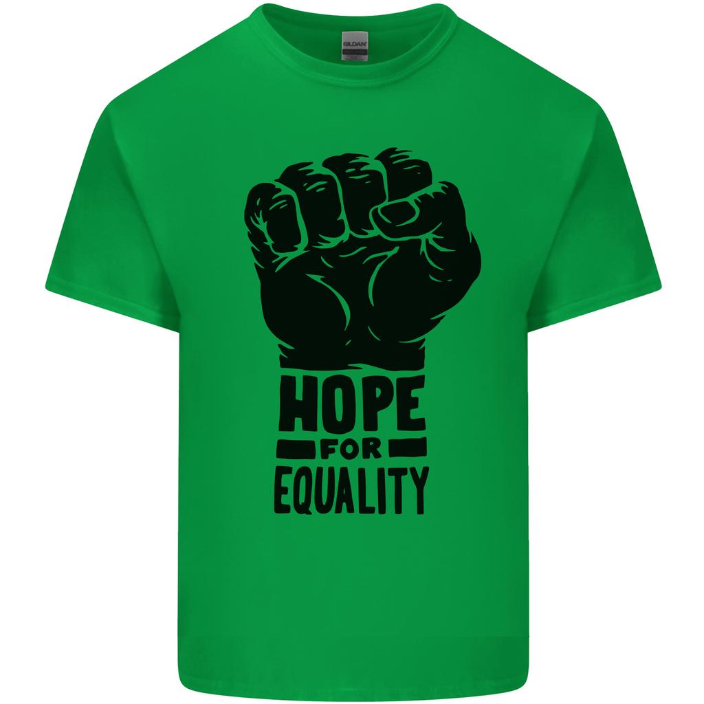 Hope for Equality Black Lives Matter LGBT Unisexs Light Cotton TShirt