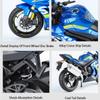 1:9 Scale SUZUKI GSX-1000R Motorcycle Model Toy Car Alloy Diecast Wheeling Shock Absorption Motor Models Toys Kids Boys Gifts