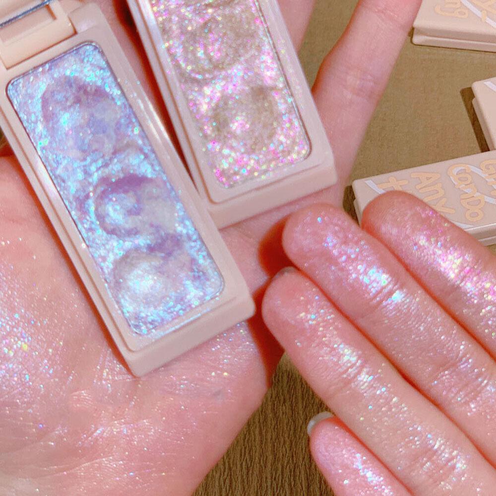 Mashed Potato Highlighter Glitter Palette Lying Silkworm Pearly Face Contour
