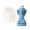 Religious Candle Mold Food Grade Silicone Non Stick Easy To Demold for DIY Candle Soap Plasters Ornament Home Decoration
