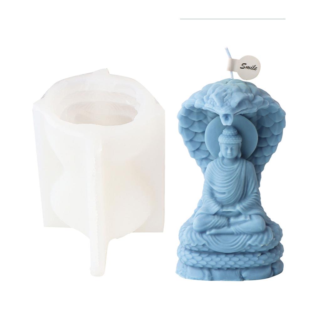 Religious Candle Mold Food Grade Silicone Non Stick Easy To Demold for DIY Candle Soap Plasters Ornament Home Decoration