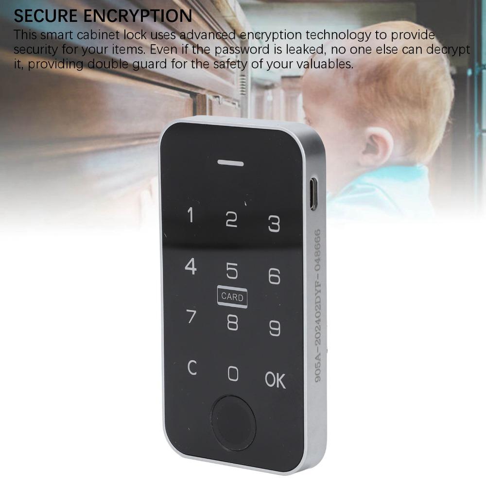 Bluetooth Smart Cabinet Lock APP Control Fingerprint Cabinet Lock Electronic Cabinet Lock Closet