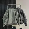 Unisex Autumn/Winter Cotton Pilot Jacket - Casual Warm Baseball Coat