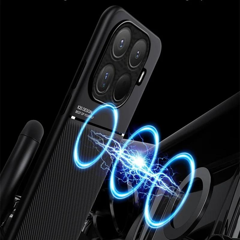 For Xiaomi MI 17T Pro Magnetic Leather Texture Phone Case For Xiaomi 17T Pro Soft Silicone Shockproof Protective Back Cover