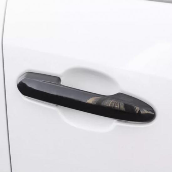 Bright black Front&Back Door Handles Cover Trim For Toyota Highlander -2025