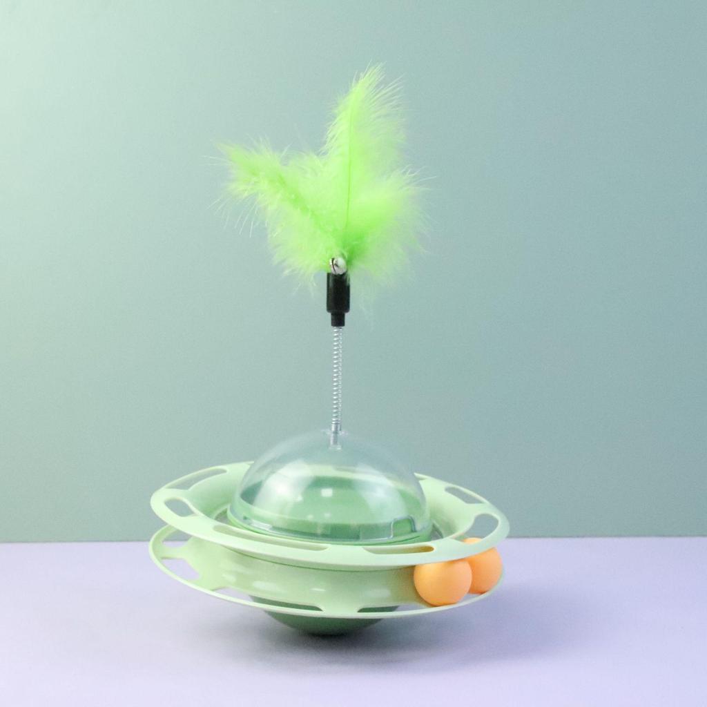 Three-Layer Track Cat Turntable: Educational Self-Entertainment Decompression Toy