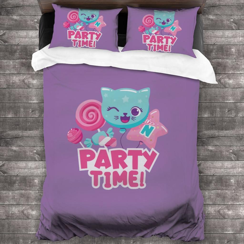 3D Gedrucktes Like Nastya Bettwäscheset Jungen Mädchen Einzelbett Queen-Size Bettbezug Kissenbezug Bett Kinder Erwachsene Mode Heimtextil