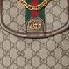 Gucci Ophidia Double G Logo Adjustable Shoulder Strap GG Supreme Canvas Mini Backpack Women Backpack Ebony Beige 795221-96IWG-8745