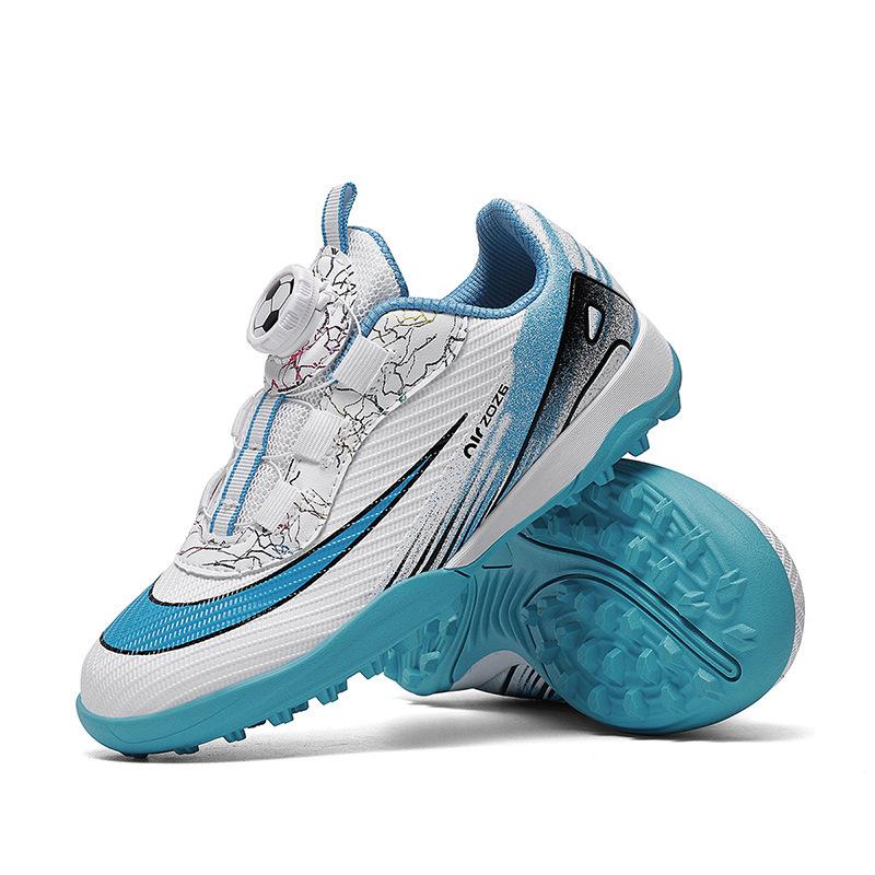 Rotary Buckle Children'S Football Shoes Men And Women Teenagers Broken Nail Indoor Sneakers Student Football Training Sneakers
