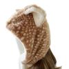 Winter Hat with Ear Flap Scarf Cartoon Deer Design Ear Protection Hat Skiing Camping Travel Headwear
