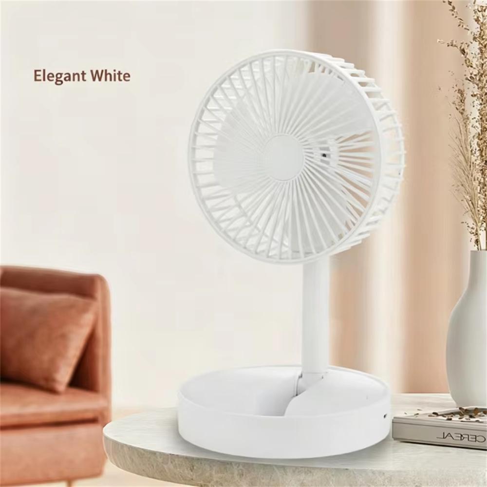 Mini Oscillating Fan Portable Battery-Operated Table Fan With 3 Speed Levels 6-inch Desk Fan Detachable Desk Fan For Home Office