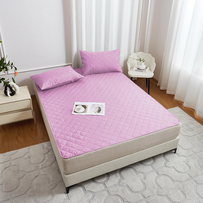 Wasserdichter gesteppter Matratzenschoner mit Gummibändern, Rutschfeste Staubschutzhülle