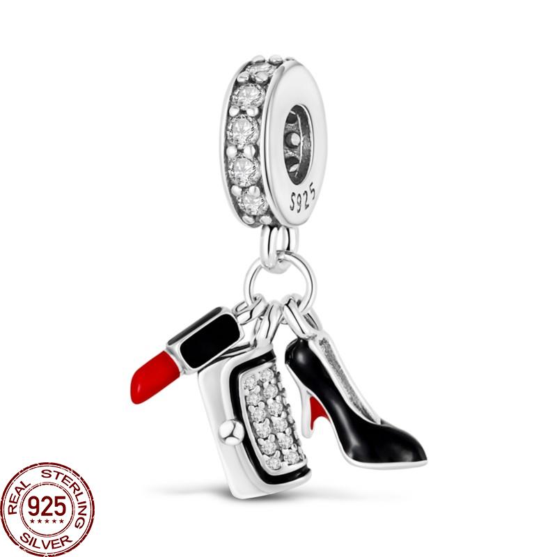 Women Copper Childhood Charm Beads Girl And Boy Playing Ocean Dangle Accessories Bracelets Necklace Jewelry Marking