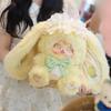 Three White Rabbit Elves 680: Hand-Painted Plush Blind Box Figure - Cute Trendy Toy Pendant