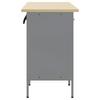 Workbench with Drawers 3 pcs Black and Gray 150 x 55 x 85 cm