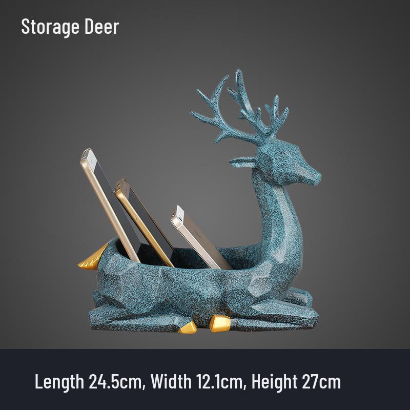 Elephant Resin Crafts: European Style Home and Office Ornaments
